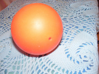 Отдается в дар Оранжевый мячик
