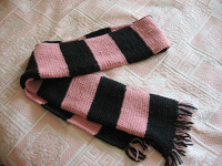 Полосатый шарф