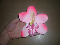 Отдается в дар резинка для волос «орхидея»