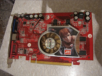 Отдается в дар Видеокарта ATI RADEON X1300PRO PCI-E 256MB DDR2 TV-OUT DVI