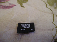 Отдается в дар Карта памяти microSD 2 G