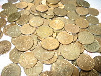 Отдается в дар Кучка 50-копеечных монет