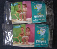 Отдается в дар Pampers active boy pants 4 (9-14 кг)
