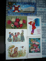 Отдается в дар Остались открыточки с цветочками 80 годов, чистые.