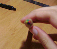Отдается в дар карандаш четырехцветный.
