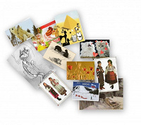 Отдается в дар Много разных открыток из различных тематик.