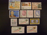 Отдается в дар Почтовые марки Италии