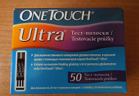 Отдается в дар Тест-полоски OneTouch Ultra 50