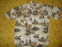 Отдается в дар Рубашка с пальмами