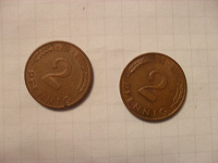 Отдается в дар 2 pfennig