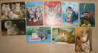 Отдается в дар Коллекция календариков с котятами