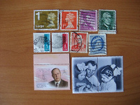 Отдается в дар почтовые марки-личности