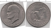 Отдается в дар Монета 1 доллар США 1972 год