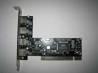 Отдается в дар PCI-USB 2.0 контроллер