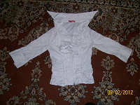 Отдается в дар Блузка-рубашка белая
