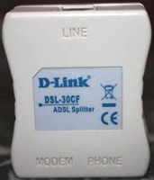 Отдается в дар Cплиттер D-Link для ADSL