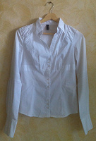Отдается в дар блузка белая х/б, размер S