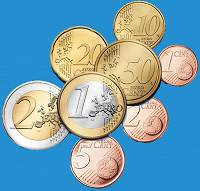 Отдается в дар Монеты еврозоны