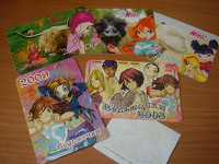 Отдается в дар Календарики с Чародейками W.I.T.C.H. и Винкс/WinX и термонаклейка с Кловер из «Тоталли Спайс»