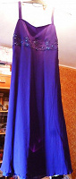 Отдается в дар Фиолетовое шифоновое вечернее платье 42р-р