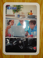 Отдается в дар Рекламный календарик Орбит на 2010 год