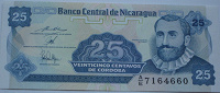 Отдается в дар банкнота 25 центаво (Никарагуа)