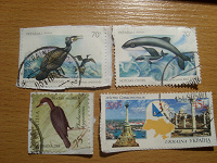Отдается в дар Почтовые марки из Украины