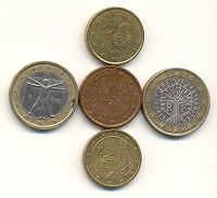 Отдается в дар Монеты стран Евросоюза