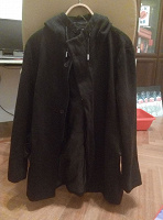 Отдается в дар Чёрное мужское пальто Uniqlo