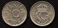 Отдается в дар Монета Швеции