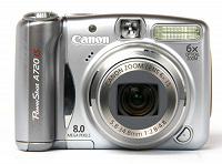 Отдается в дар Фотоаппарат Canon PowerShot A720 IS