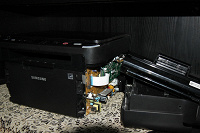 Отдается в дар МФУ Samsung SCX-3205 (на запчасти или ремонт)