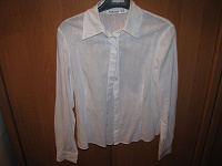 Отдается в дар белая блузка 42 размер