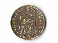 Отдается в дар Монета Латвия