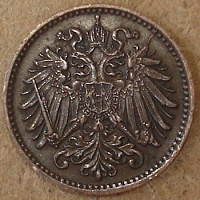 Отдается в дар 1 геллер 1894 Австро-Венгрия
