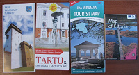 Отдается в дар Туристические карты, буклеты, монеты и билеты (Эстония)
