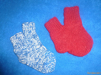 Отдается в дар Вязаные детские носки.