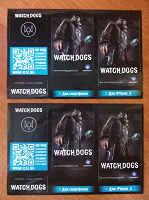 Отдается в дар Watch_Dogs PS3 XBOX — наклейки