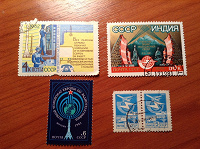 Отдается в дар Советские марки — 5