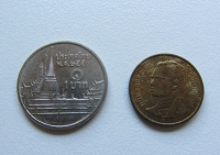 Отдается в дар монеты Таиланд и Турция
