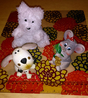 Отдается в дар Заберите мишку :-)Три игрушки — мышка, мишка и собачка