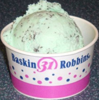 Отдается в дар Сертификат на 3 шарика мороженого от Баскин Робинс