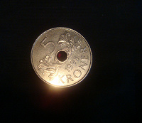 Отдается в дар монета из Норвегии