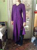 Отдается в дар Фиолетовое платье-матрица