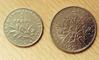 Отдается в дар Монеты: Франция