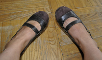Отдается в дар туфли-лапти Hush Puppies, 36, кожа-замш