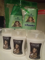 Отдается в дар Шампунь и бальзам Shauma, шампуни Clear Vita abe