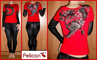 Отдается в дар Красная футболка с драконом Pelican 44