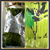 Отдается в дар маечка и юбка для любителей зелени