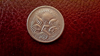Отдается в дар Монетка 5 центов Австралии